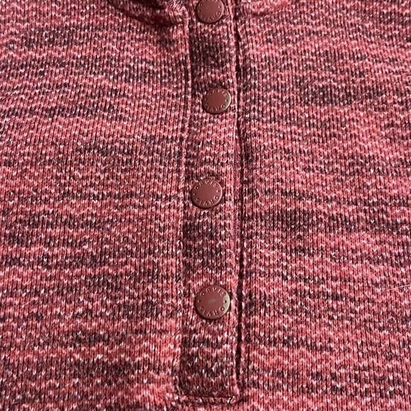 Orvis Sweater Mock Neck 1/4 Button Fleece Pullover Active Outdoors Womens S - Picture 6 of 11